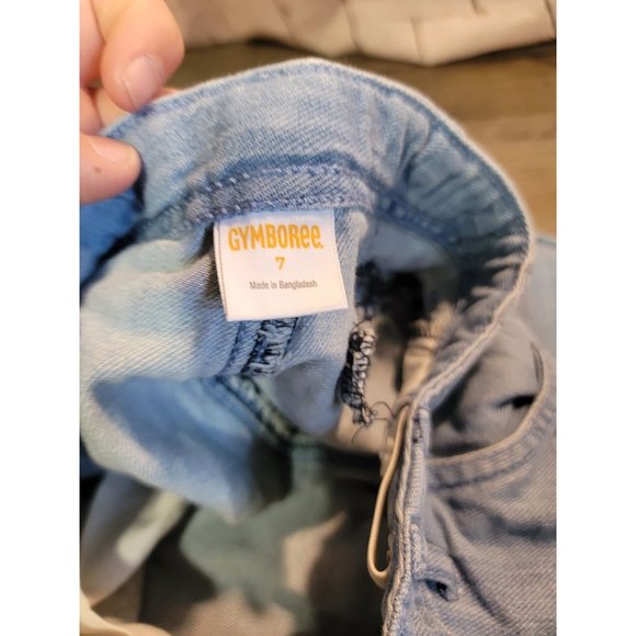 Gymboree Jean youth 7 light wash shorts - Picture 4 of 4